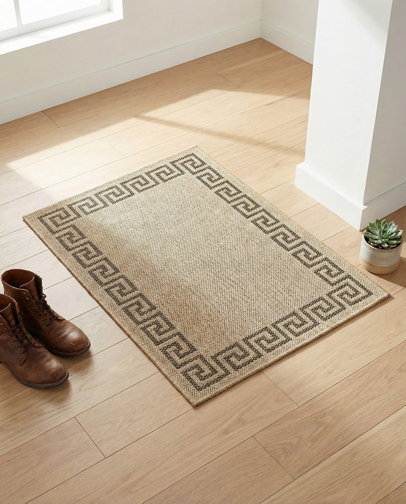 Sahara Sands Collection Area Rug -  Elephantine Rectangle Natural  lifestyle 5