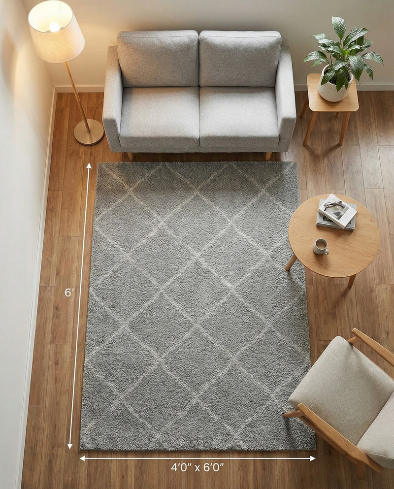 Trellis Haven Collection Area Rug - Havenwood Rectangle Dark Gray  lifestyle 37