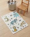 Wonder Tykes Collection Area Rug -  Spatter Rectangle Ivory  lifestyle 4