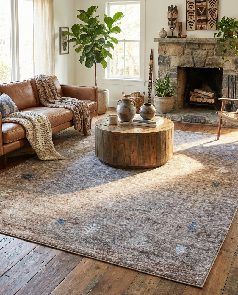 Zagros Shades Collection Area Rug -  Yasuj Rectangle Gray Brown  lifestyle 21