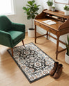 Savannah Elegance Collection Area Rug - Augusta (Fume Gray) Rectangle Fume Gray  lifestyle 21