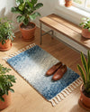 Cozy Cove Shag Collection Area Rug -  Lagoon Rectangle Blue  lifestyle 27