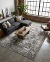 Riviera Elegance Collection Area Rug -  Menton (Gray) Rectangle Gray  lifestyle 29