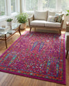 Caribbean Cove Collection Area Rug -  Tobago Rectangle Pink  lifestyle 56