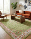 Geneva Terrace Collection Area Rug -  Yverdon Rectangle Green  lifestyle 56