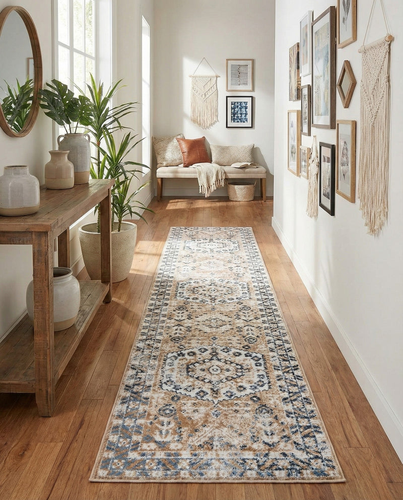 Cambridge Classics Collection Area Rug -  Pembroke (Beige) Runner Beige  lifestyle 69