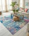 Seaside Haven Rugs Collection Area Rug - Marina Square Multi  lifestyle 24
