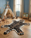 Whimsy Wonders Wool Collection Area Rug -  Delta Rectangle Brown  lifestyle 5