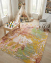 Wonder Tykes Collection Area Rug -  Flutter Rectangle Multi  lifestyle 13