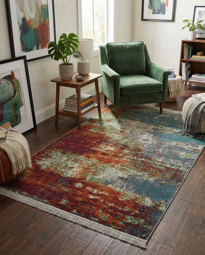 Arcadia Rugs Collection Area Rug -  Avalon Rectangle Multi  lifestyle 10