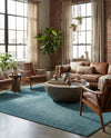Aravalli Collection Area Rug -  Jaisalmer Rectangle Aegean Blue  lifestyle 34