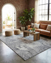 Riviera Elegance Collection Area Rug -  Grasse Rectangle Dark Gray  lifestyle 5