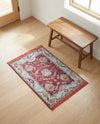 Arcadia Rugs Collection Area Rug - Eden (Red) Rectangle Red  lifestyle 17