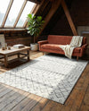 Marrakech Lattice Collection Area Rug - Medina (Ivory) Rectangle Ivory  lifestyle 12