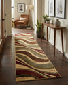 Bistro Lounge Collection Area Rug -  Frappe Runner Beige  lifestyle 61