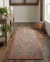 Savannah Threads Collection Area Rug -  Patagonian Runner Antique Blue  lifestyle 47