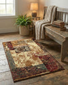 Bistro Lounge Collection Area Rug -  Latte Rectangle Beige  lifestyle 8