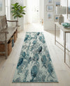 Sorrento Shores Collection Area Rug -  Praiano Runner Light Blue  lifestyle 34