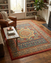 Ottoman Elegance Collection Area Rug -  Cappadocia Rectangle Navy Blue  lifestyle 67