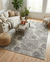 Riviera Elegance Collection Area Rug -  Monaco (Light Gray) Rectangle Light Gray  lifestyle 12