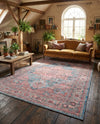 Zahara Oasis Collection Area Rug -  Fez Rectangle Blue  lifestyle 24