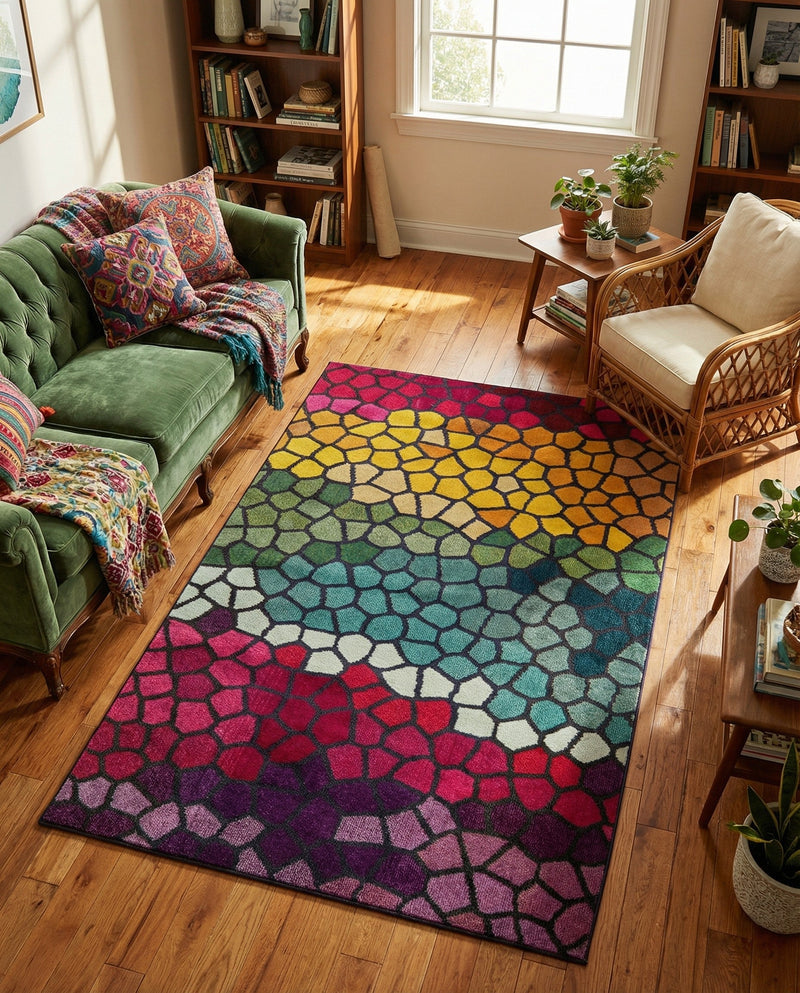 Marrakesh Elegance Collection Area Rug -  Melilla Rectangle Multi  lifestyle 5