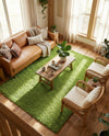 Plush Oasis Collection Area Rug - Serenity (Grass Green) Rectangle Grass Green  lifestyle 16