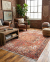Bazaar Chic Collection Area Rug -  Essaouira Rectangle Rust Red  lifestyle 12