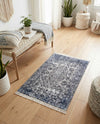 Bazaar Chic Collection Area Rug -  Asilah Rectangle Gray and Blue  lifestyle 9