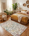 Meadow Breeze Collection Area Rug -  Sunbeam Rectangle Ivory  lifestyle 15