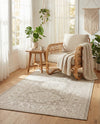 Tribal Terrace Treasures Collection Area Rug -  Incan Isle (Light Gray) Rectangle Light Gray  lifestyle 26