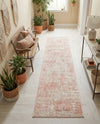 Luminara Sands Collection Area Rug - Elysium (Carnation Pink) Runner Carnation Pink  lifestyle 82