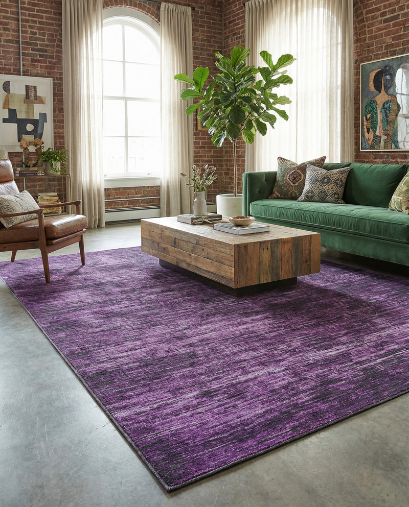 Sahara Essence Collection Area Rug - Oasis (Purple) Rectangle Purple  lifestyle 24