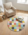Wonder Tykes Collection Area Rug -  Mythic Round Multi  lifestyle 33