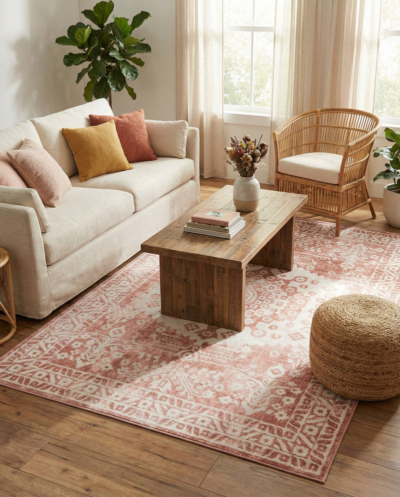 Cambridge Classics Collection Area Rug -  Pembroke (Pink) Rectangle Pink  lifestyle 17