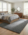 Cozy Comfort Shag Collection Area Rug - Haven (Pebble Gray) Rectangle Pebble Gray  lifestyle 20