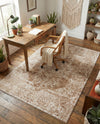 Cambridge Classics Collection Area Rug -  Magdalene (Beige) Rectangle Beige  lifestyle 15