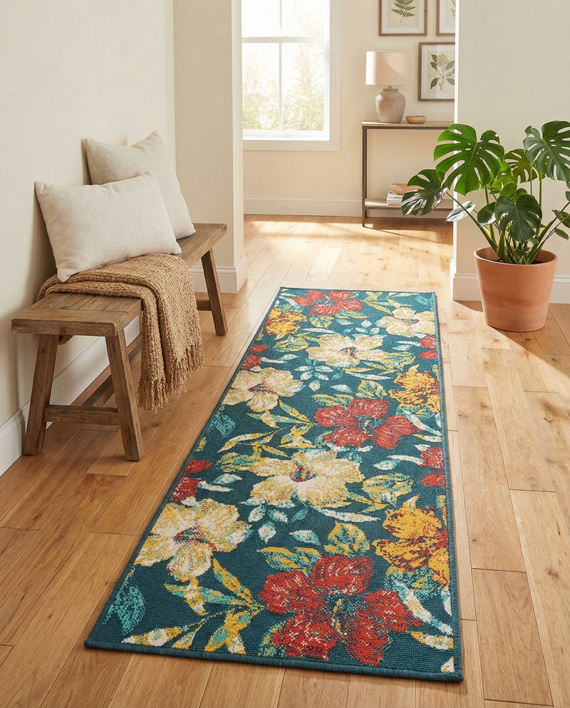 Seaside Haven Rugs Collection Area Rug -  Nautical Runner Multi  lifestyle 84