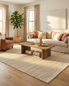Marina Collection Area Rug - Marina Rectangle Ivory and White  lifestyle 68