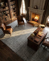 Berkshire Estate Collection Area Rug - Windsor (Earl Grey) Rectangle Earl Grey  lifestyle 24