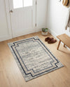 Serenity Sands Collection Area Rug -  Hushhaven Rectangle Gray  lifestyle 12