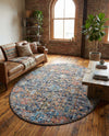 Heritage Elegance Collection Area Rug -  Potala Oval Multi  lifestyle 52