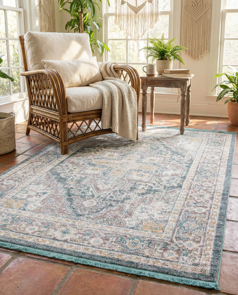 Caribbean Breeze Collection Area Rug -  Andros Rectangle Gray  lifestyle 38