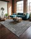 Riviera Elegance Collection Area Rug - Antibes (Dark Gray) Rectangle Dark Gray  lifestyle 8