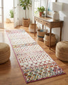 Mediterranean Lattice Collection Area Rug -  Casablanca (Ivory Multi) Runner Ivory Multi  lifestyle 75