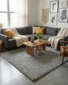 Alpine Plush Collection Area Rug - Verbier Rectangle LGrey  lifestyle 40