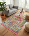 Arcadia Rugs Collection Area Rug -  Shangri-La Rectangle Pink  lifestyle 26