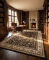 Isfahan Elegance Collection Area Rug - Naghsh-e Jahan (Brown) Rectangle Brown  lifestyle 24
