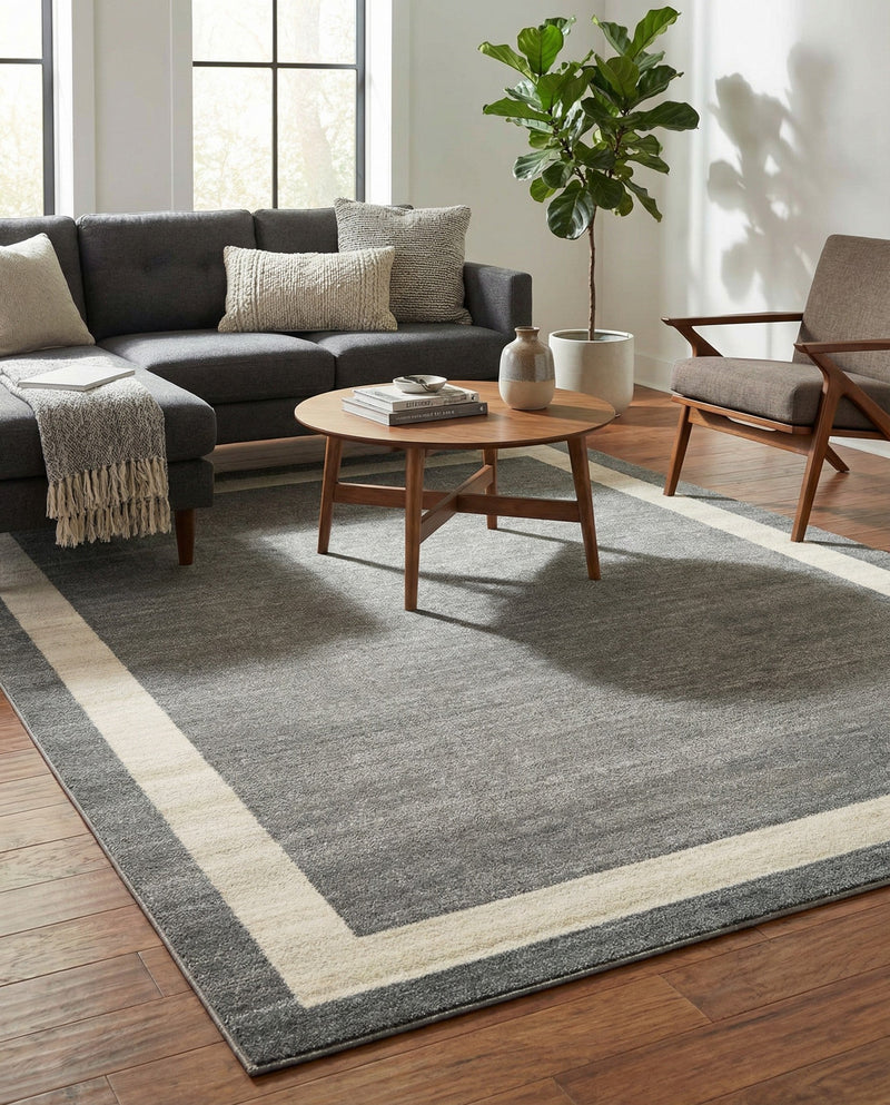 Studio Haven Collection Area Rug -  Alcove (Gray) Rectangle Gray  lifestyle 14