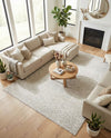 Marrakesh Lattice Collection Area Rug - Casablanca (Light Gray) Rectangle Light Gray  lifestyle 21